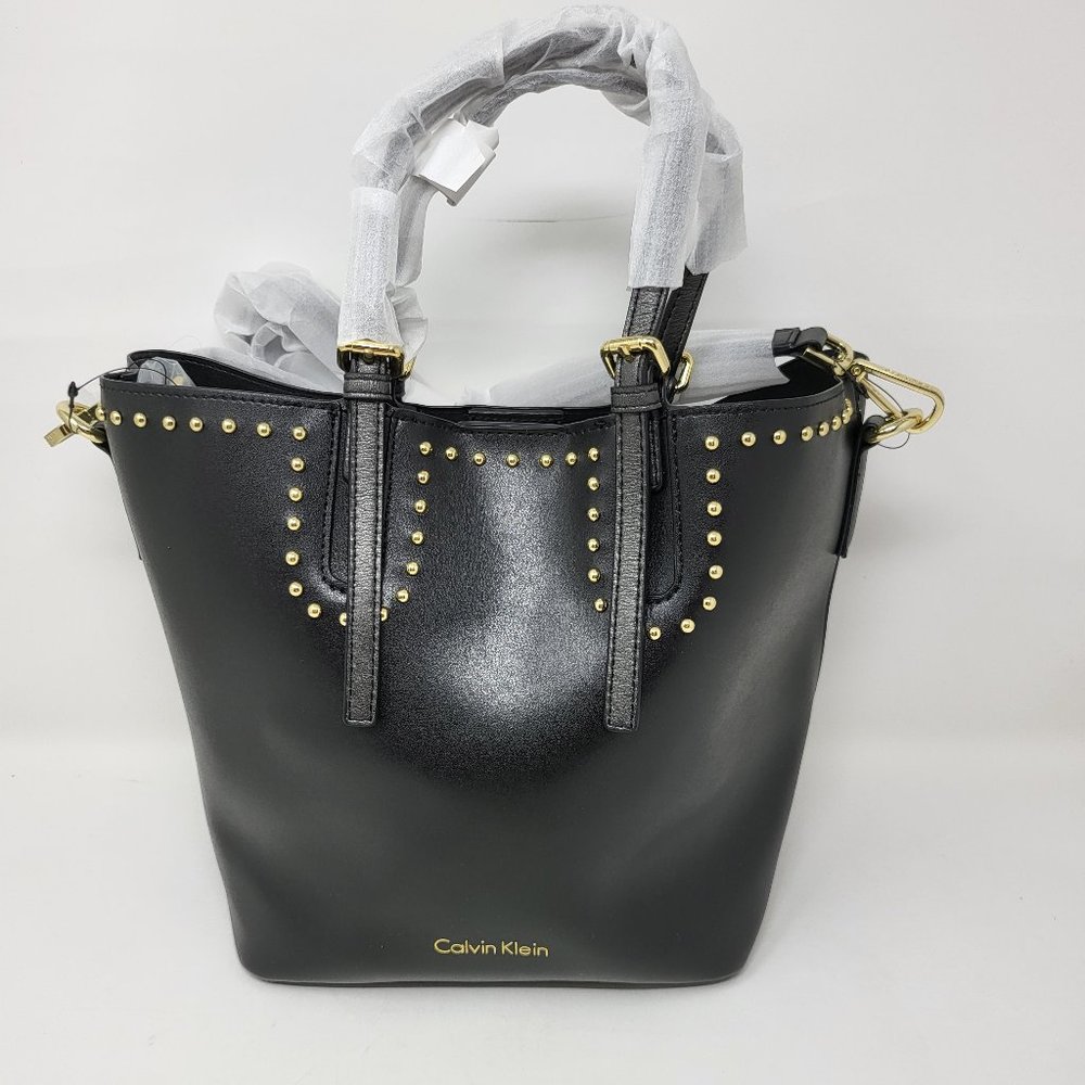 Calvin Klein Toni Studded Bag In BagTote